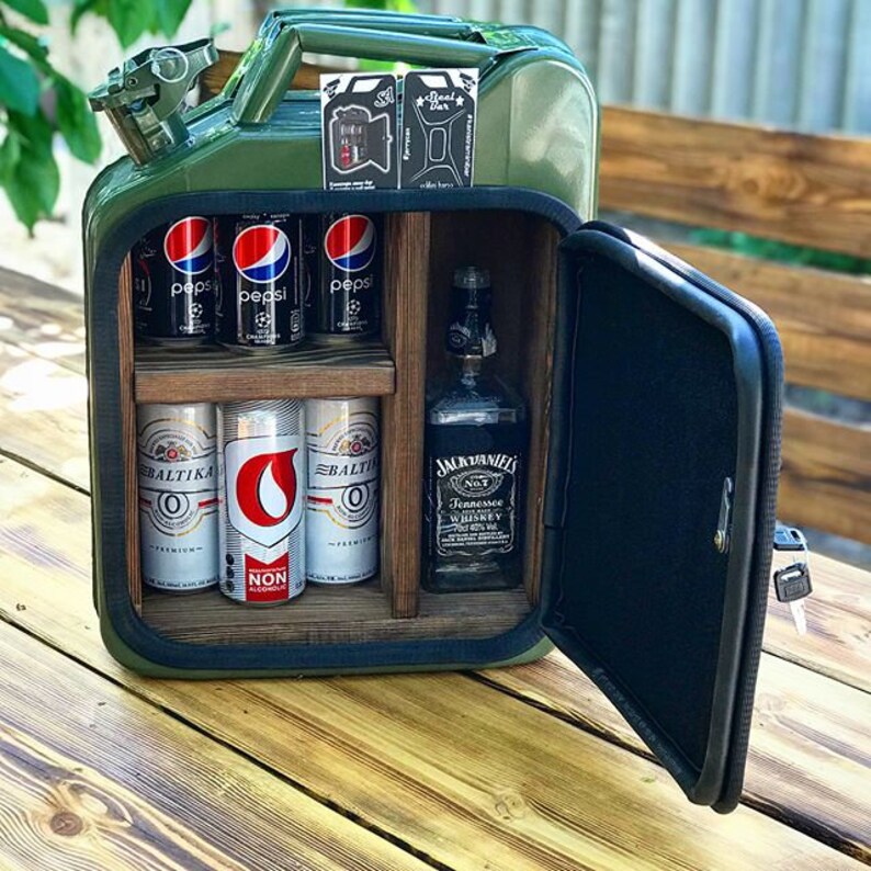 Mini bar jerry can camping picnic fuel canister NEW man cave Etsy
