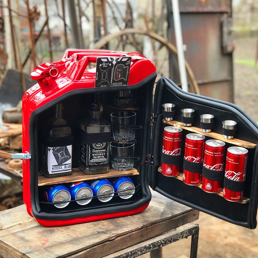 Mini-Bar Kanister camping Picknick Kartusche neue Mann Höhle | Etsy