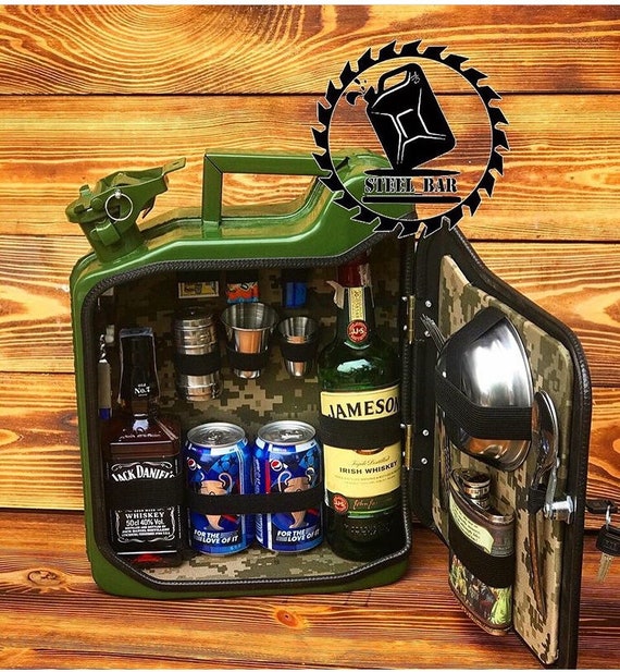Mini bar jerry can camping picnic fuel canister NEW man ...