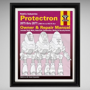 Fallout - Protectron Owner and Repair Manual Cover - 8x10