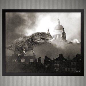Megasaurus in Berlin WWII - Alternate History - 8x10 Print