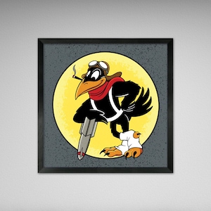 Impression d'insignes de la Seconde Guerre mondiale - 379e Escadre de bombardement - 20 x 20 cm (20 x 20 cm) ou 10 x 10 po.