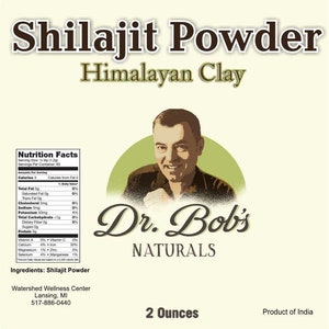 Dr. Bob&#39;s Himalayan Clay - Shilajit Powder