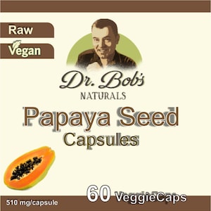 Dr. Bob&#39;s Papaya Seed 60 Capsules