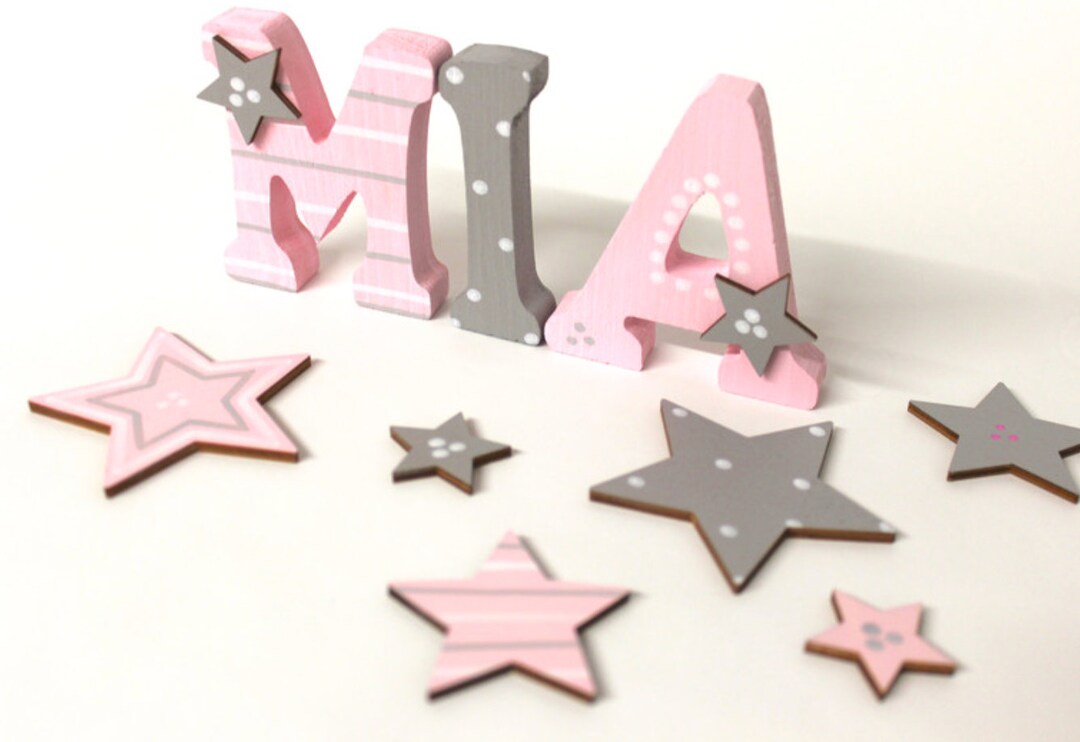 Wooden Letters for Girls' Bedroom Door - Etsy