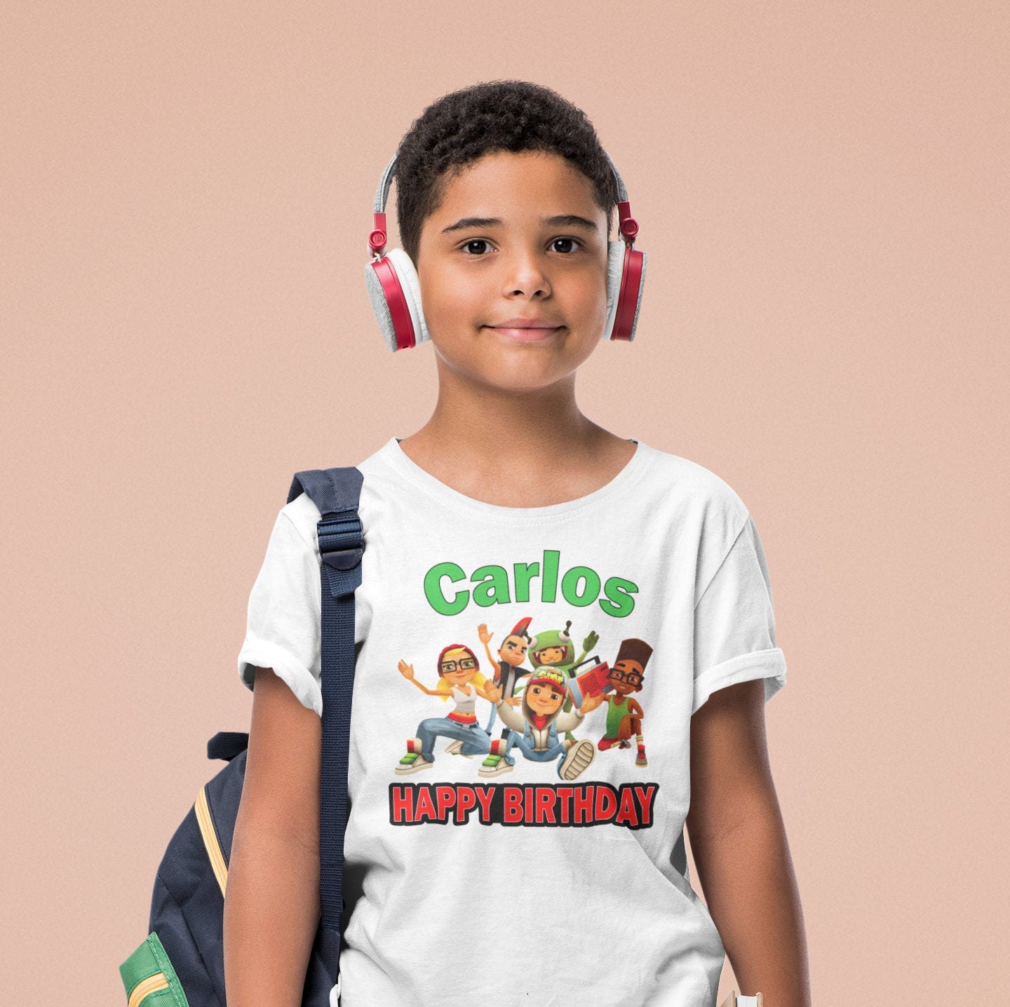 Camiseta Subway Surfers Personalizada