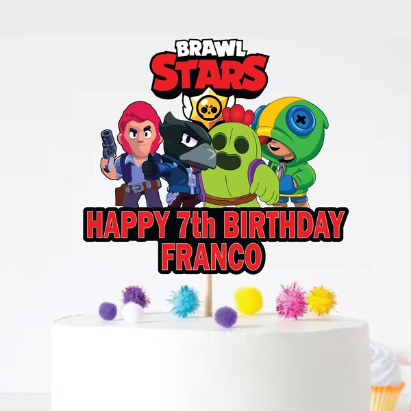 Brawl Stars Cake Topper - Etsy