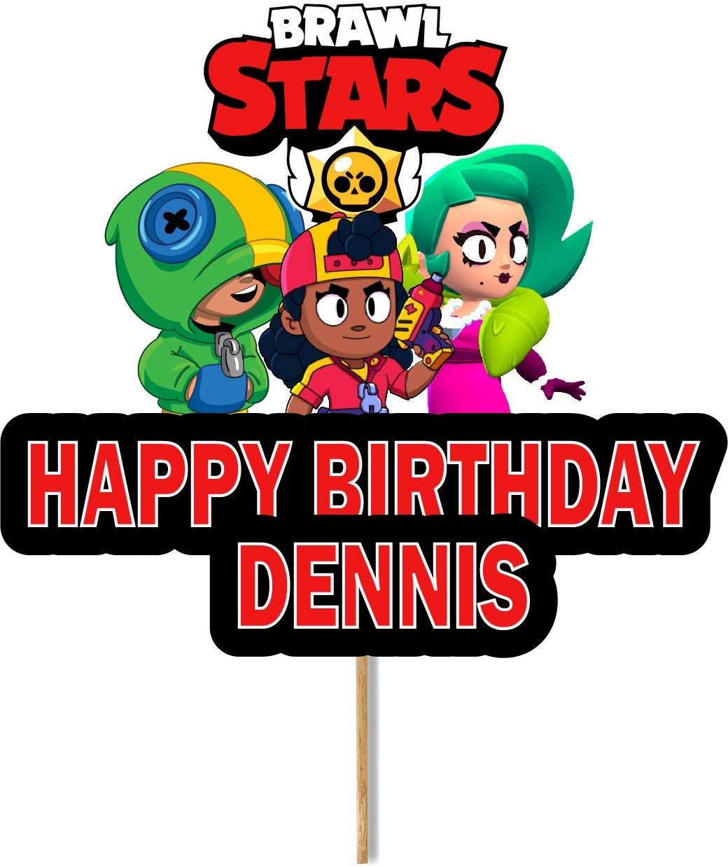 Brawl Stars Cake Topper | lupon.gov.ph