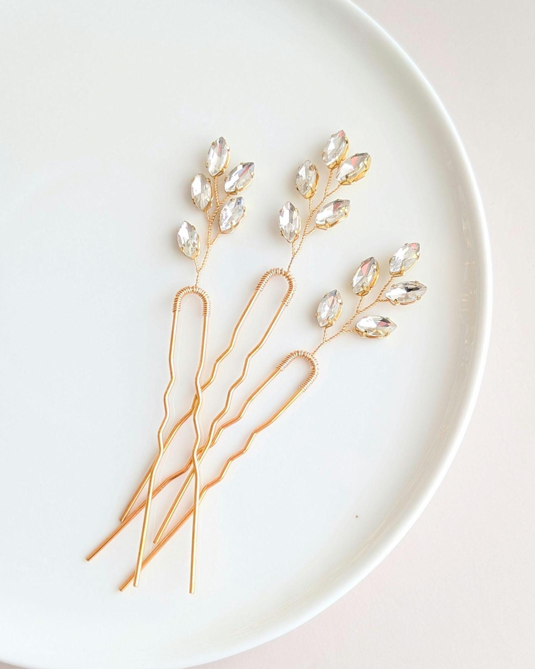 Crystal Wedding Hair Pins