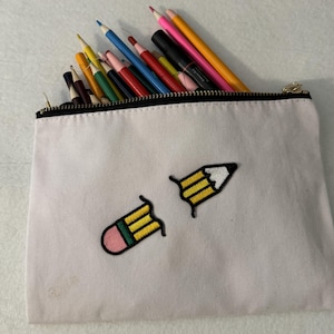 Unique Cotton Canvas Pouch/Pencil Case
