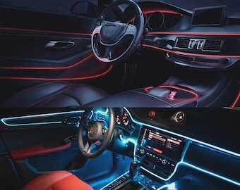 App-Controlled Multi-Color LED Ambient Car Lights – Interior Mood Lighting for Vehicles