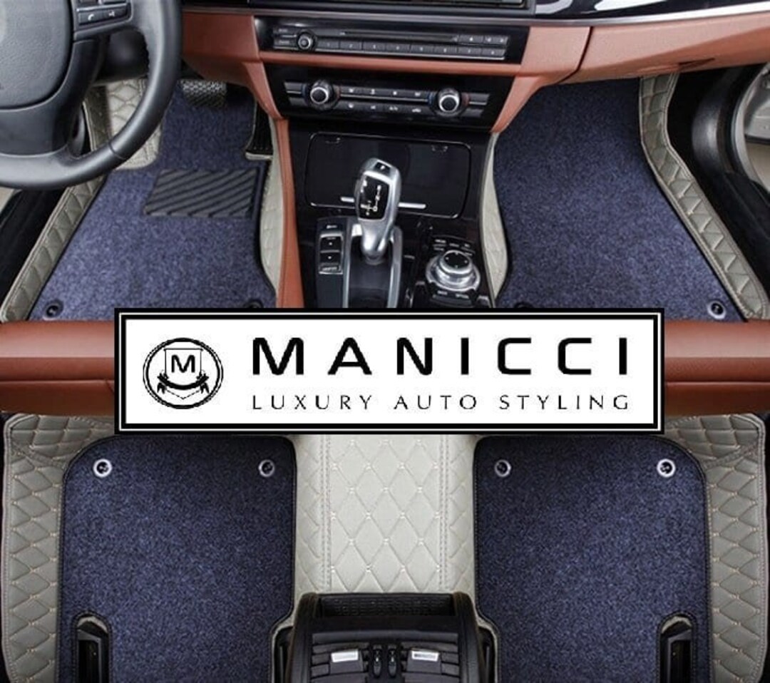 Premium Manicci Luxury Leather Custom Fitted Car Mats 2.0 Etsy