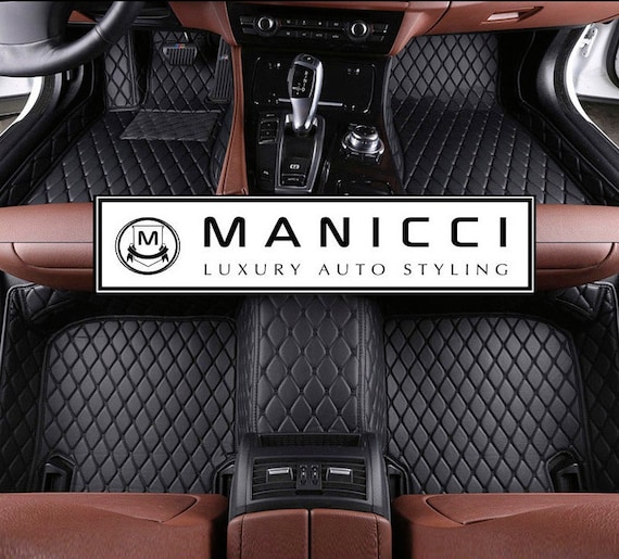 Manicci Luxury Custom Made Car Mats PLUS Matching Trunk Liner Mat