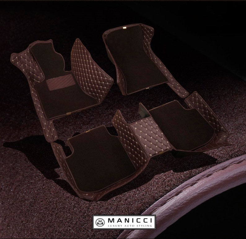 Premium Manicci Luxury Leather Custom Fitted Car Mats 2.0 Etsy