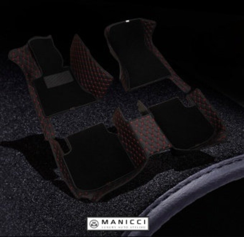 Premium Manicci Luxury Leather Custom Fitted Car Mats 2.0  image 2