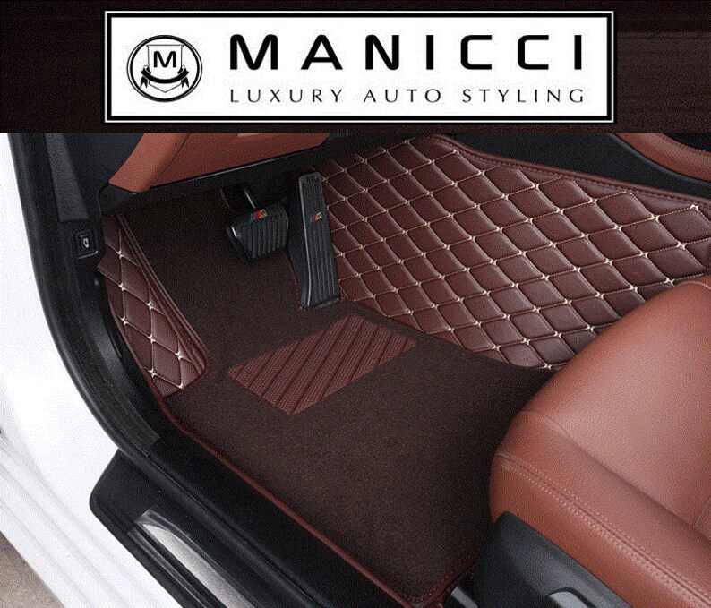 Premium Manicci Luxury Leather Custom Fitted Car Mats 2.0  image 4