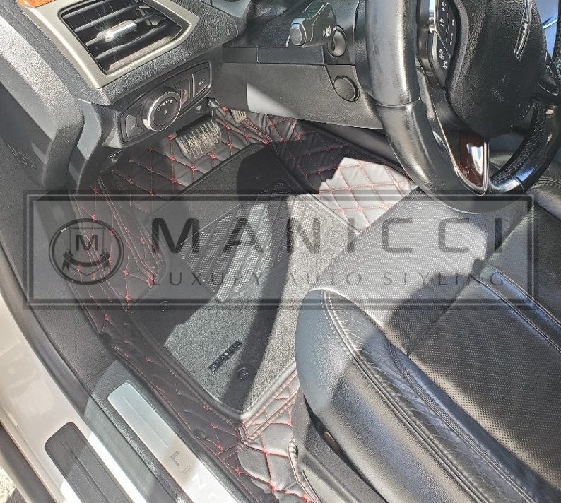 Premium Manicci Luxury Leather Custom Fitted Car Mats 2.0  image 6