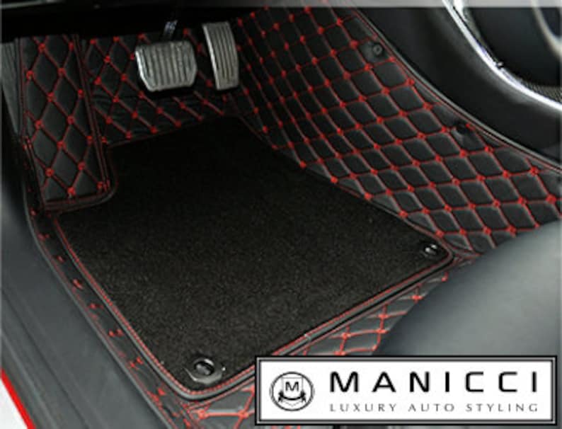 Premium Manicci Luxury Leather Custom Fitted Car Mats 2.0 Etsy