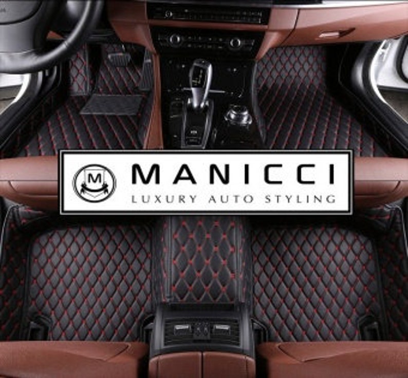 Premium Manicci Luxury Leather Custom Fitted Car Mats 2.0  image 1