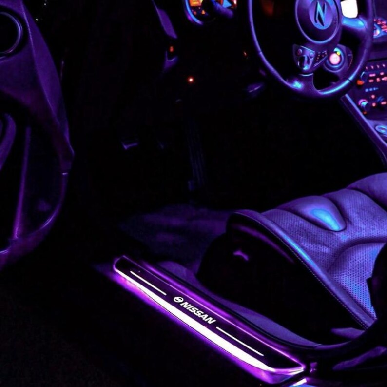 Luxury LED Car Door Sills Wireless Custom Fit Multi color Smart luxury-led-car-door-sills-wireless-custom-fit-multi-color-smart
