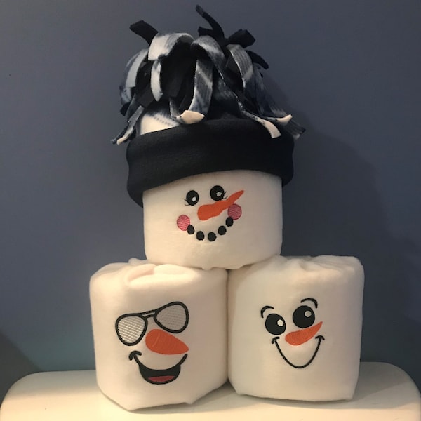 Snowman Toilet Paper Etsy