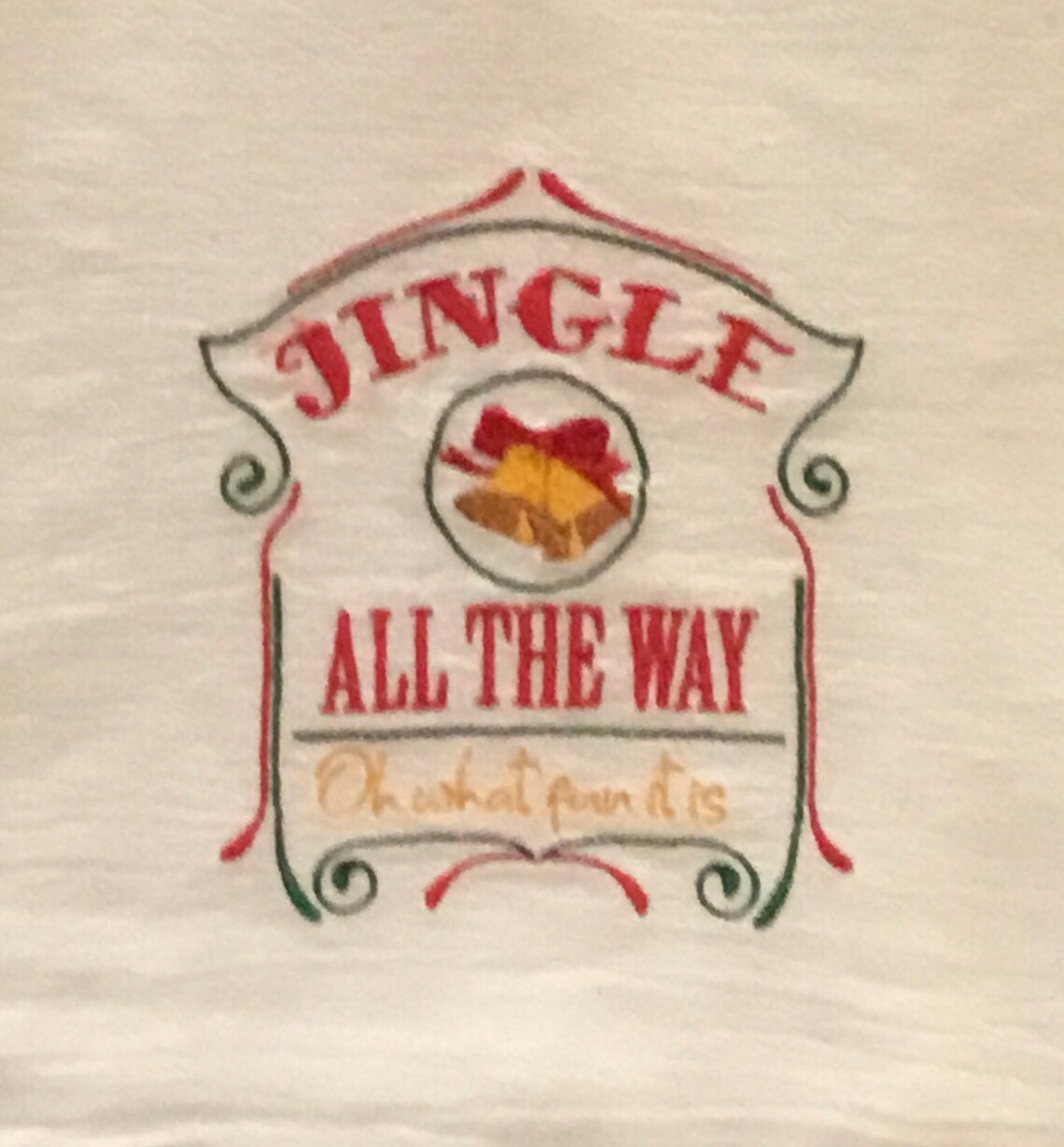 Christmas Kitchen Towels Set of 2 | Etsy