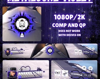 Violet Metalcore Overwatch 2 Overlay 1080p & 2K