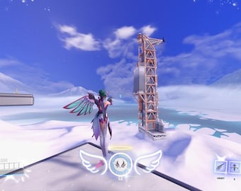 Mercy Overwatch 2 PNG Overlay | Cute Angel Stream Overlay (Digital Download)