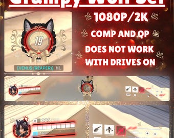 Grumpy Wolf Overwatch 2 Stream Overlay Set