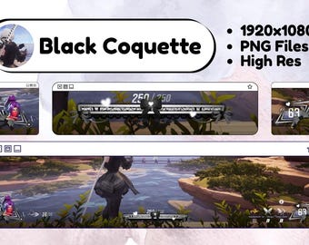 Black Coquette Bow Overlay | 2K
