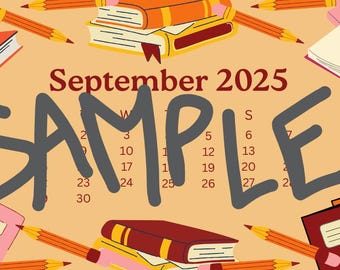 September 2025 Digital Desktop Wallpaper