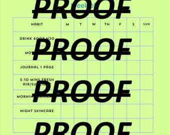 Weekly Habit Tracker