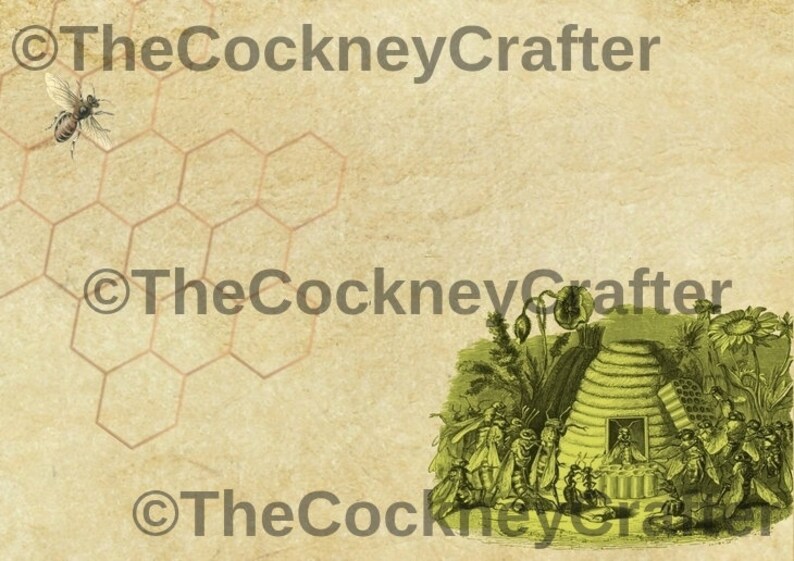 A Bee in Your A 16 Page Digital Kit 10 Shown Etsy