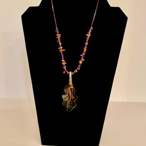 Glass Blown Jewelry, Glass Worked Jewelry, Glass Necklace, Necklace, Jewelry, Glass Pendant, Necklace Pendant, Pendant