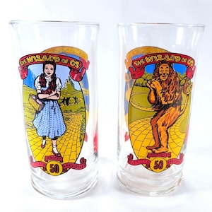Wizard of Oz Coca Cola Glasses - Etsy