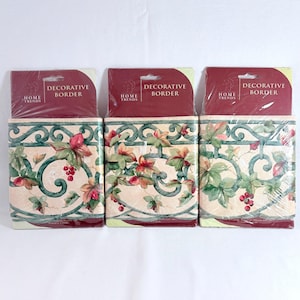 Vintage Home Trends Country Themed Wrought Iron Ivy 3x Wallpaper Border 15 yds