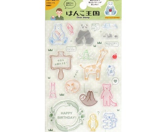 Zoo TIERE Sets Hunde CLEAR STAMPS Silikon-Stempel OLLYFANT Bauernhof 
