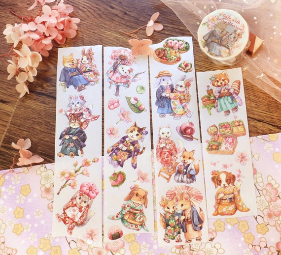 Cherry Blossom Washi Tape DIY Art Crafts Journal Scrapbook Planners  Supplies 3ro