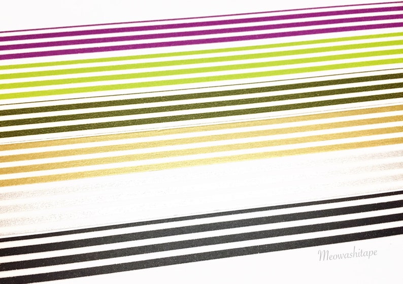 Kamoi mt deco 2017ss border washi tape sample set