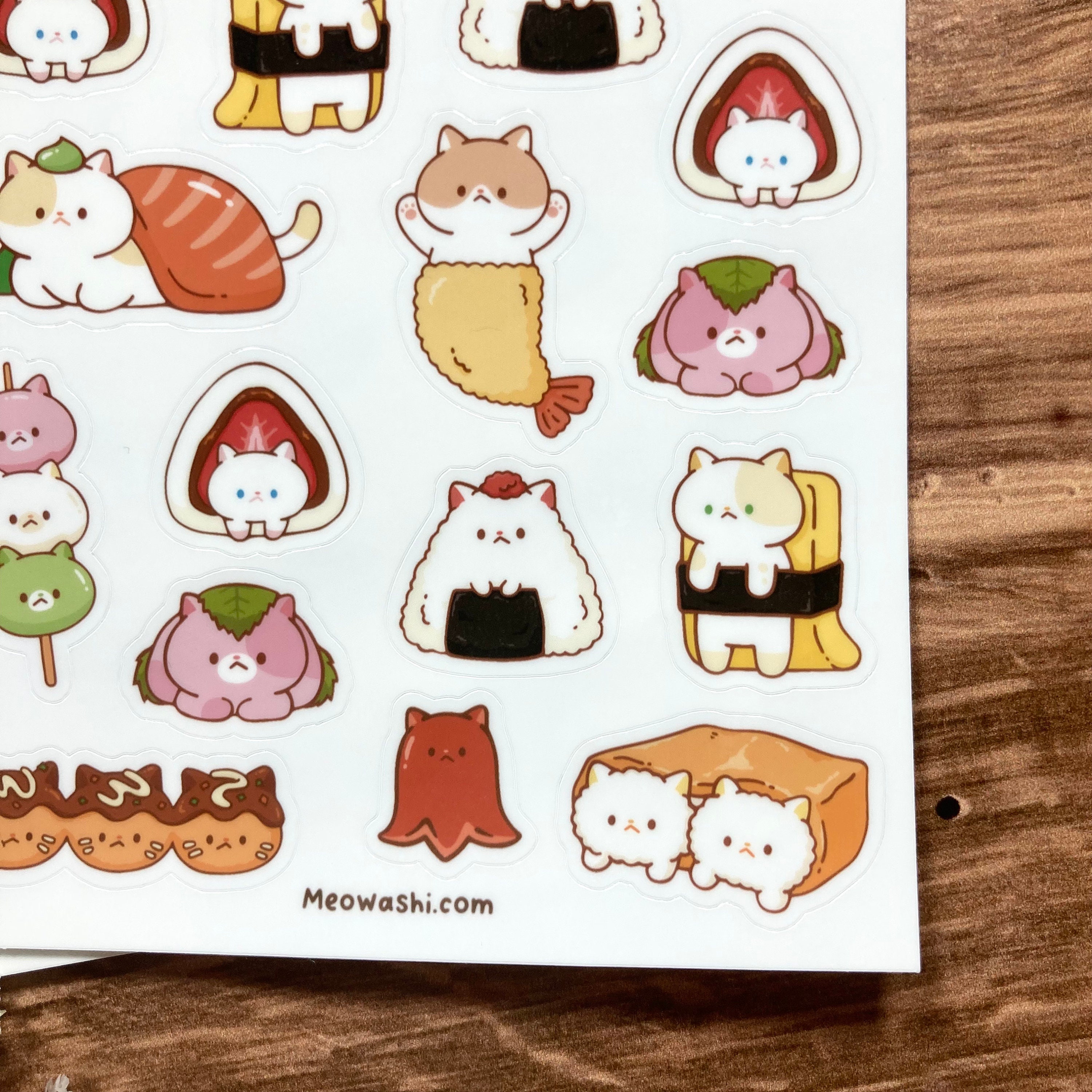 Japanese Stickers, Cute Cat Petite Sticker Sheet, Kawaii Scrapbooking  Supplies, Planner Supplies 1 Sheet 77728 