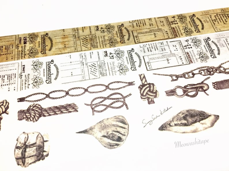 Style B Sunny Sunday original washi tape sample set