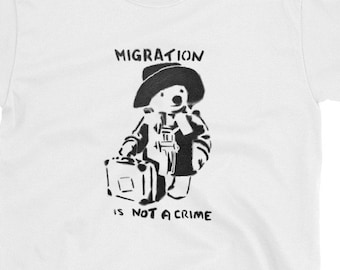 Migration Is Not A Crime Short-Sleeve Unisex T-Shirt
