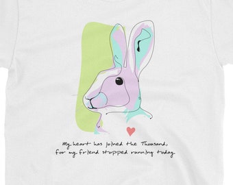 Rabbit Bunny Watership Down Book Short-Sleeve Unisex T-Shirt