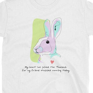 Rabbit Bunny Watership Down Book Short-Sleeve Unisex T-Shirt