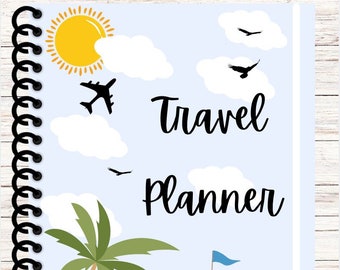 Detailed Travel Planner: 50+ Page Itinerary, Budget & Journal (Digital Download)
