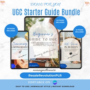UGC Success in 2024 PLR/MMR Ebook Bundle, Digital Marketing Guide,Online Business Strategies,Monetization Strategies,Business Growth Tactics