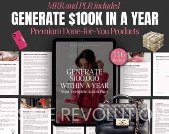 100K Business Ebook: Done-For-You PLR Guide & Workbook (116 Page)