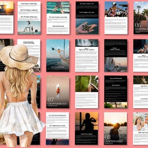 Puede incluir: Un collage de im&aacute;genes y texto sobre SEO, optimizaci&oacute;n para motores de b&uacute;squeda y marketing de contenidos. El texto incluye t&iacute;tulos como "Buenos enlaces vs. malos enlaces", "La autoridad del sitio web", "La posici&oacute;n del enlace en la p&aacute;gina", "Determina tu audiencia", "Colocaci&oacute;n de palabras clave", "Contenido de formato largo", y "Construye cap&iacute;tulos valiosos".