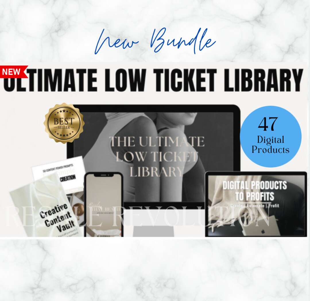 Ultimate Low Ticket PLR Mega Library- 47 PLR Products to Resell ...