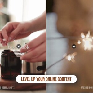 Puede incluir: Una persona est&aacute; encendiendo una vela con una cerilla. La vela est&aacute; en un tarro de vidrio transparente con cera marr&oacute;n. El texto "Your textbook" es visible en la imagen. El texto "Level Up Your Online Content" est&aacute; en un rect&aacute;ngulo marr&oacute;n en la parte inferior de la imagen.